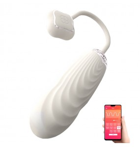 USA SVAKOM - ARAVINDA Vibration Thrust Bullet APP-CONTROLLED (Chargeable - White)